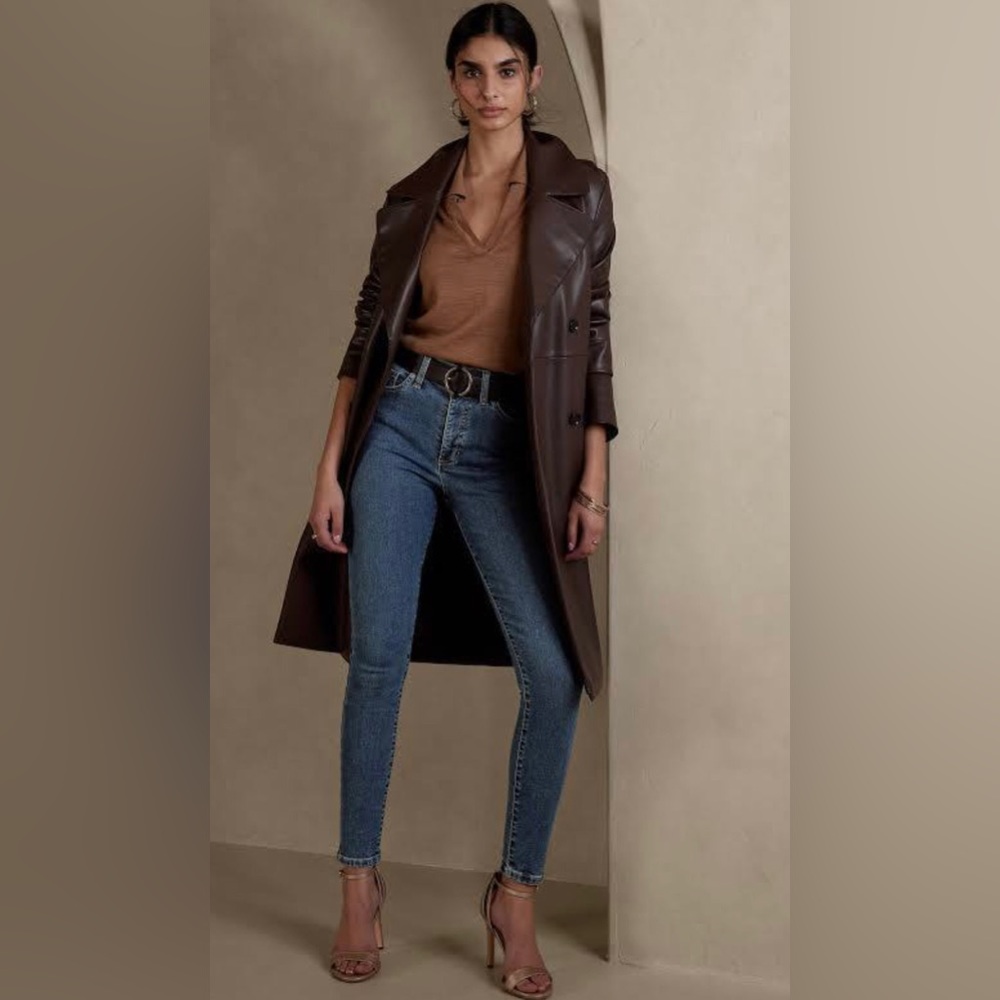 Bananna Republic skinny straight light jeans Sz 28